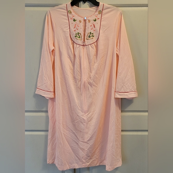Vintage Komar Robe & Nightgown Matching 2 Piece Set - Picture 1 of 11
